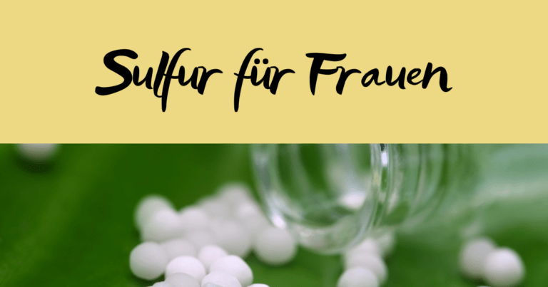 Homöopathie: Sulfur für Frauen