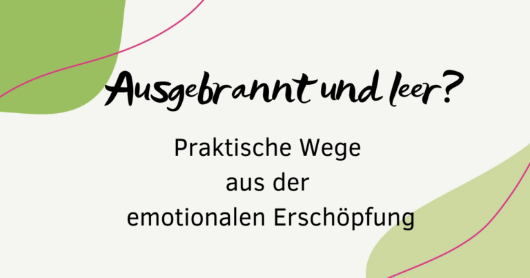 Emotionale Erschöpfung