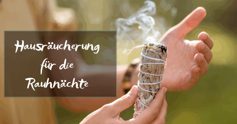 Bild: brennendes Salbei-Räucherbündel