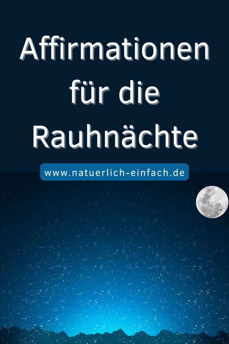 Affirmationen für die Rauhnächte