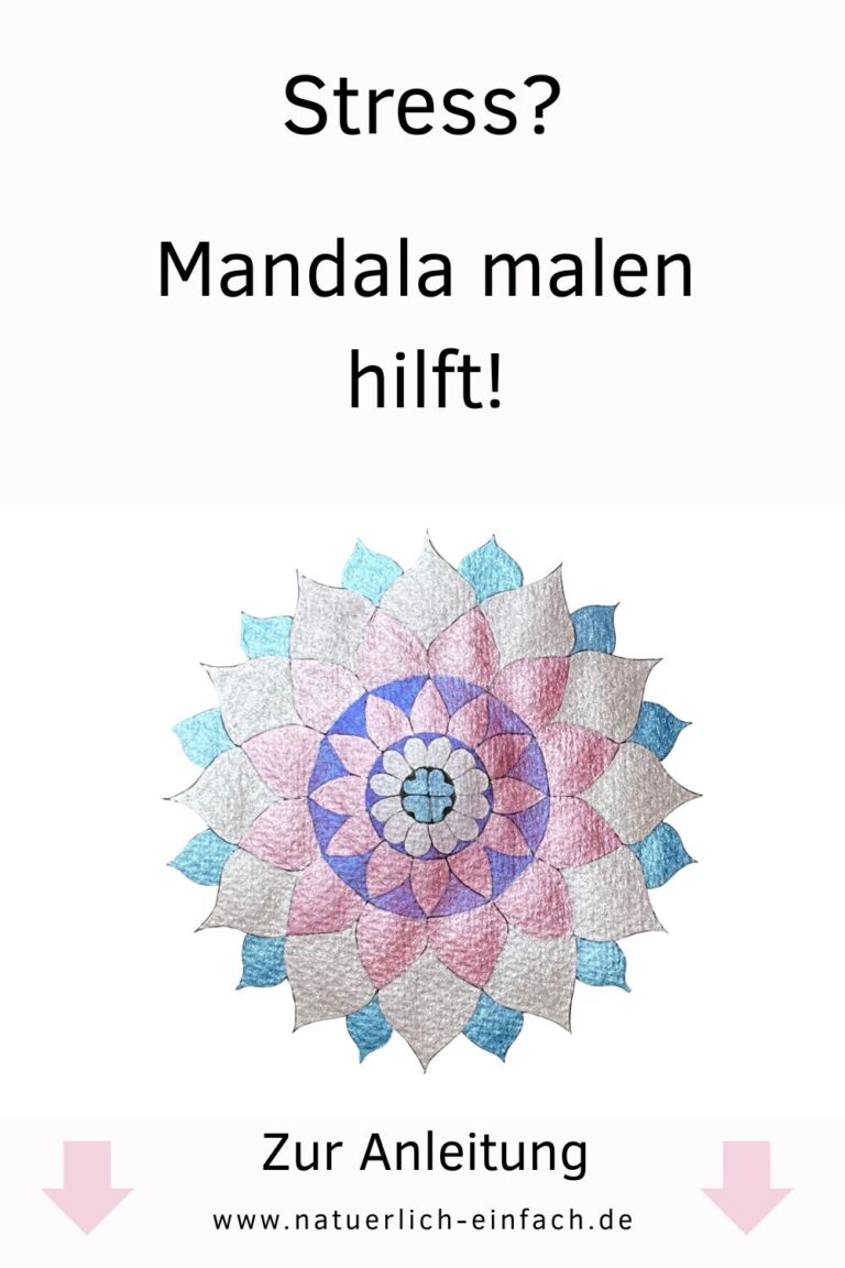 Mandala malen gegen Stress